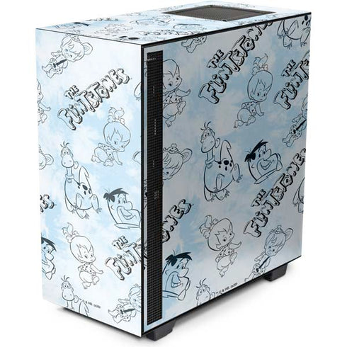 The Flinstones The Flintstones Tie Dye Print NZXT H510 Compact ATX Mid-Tower Case Skin