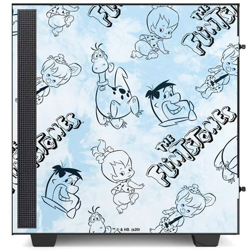 The Flinstones The Flintstones Tie Dye Print NZXT H510 Compact ATX Mid-Tower Case Skin