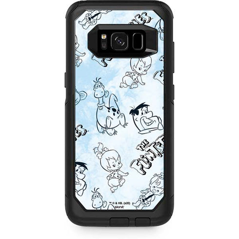 The Flinstones The Flintstones Tie Dye Print Otterbox Commuter Galaxy Skin