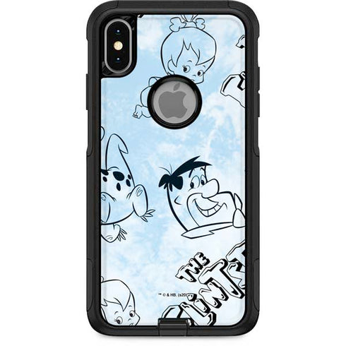The Flinstones The Flintstones Tie Dye Print Otterbox Commuter iPhone Skin