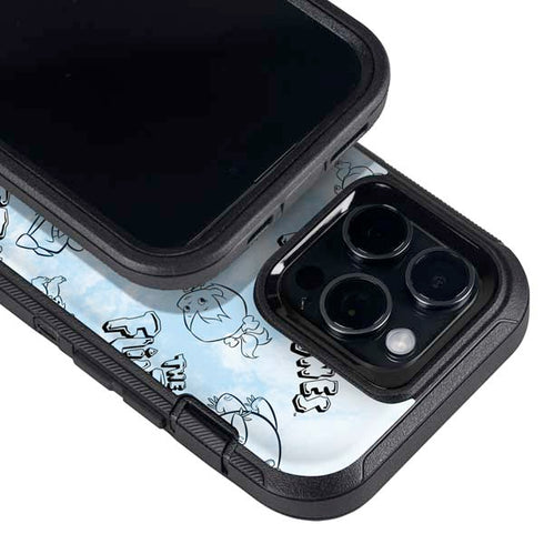 The Flinstones The Flintstones Tie Dye Print Otterbox Defender iPhone Skin