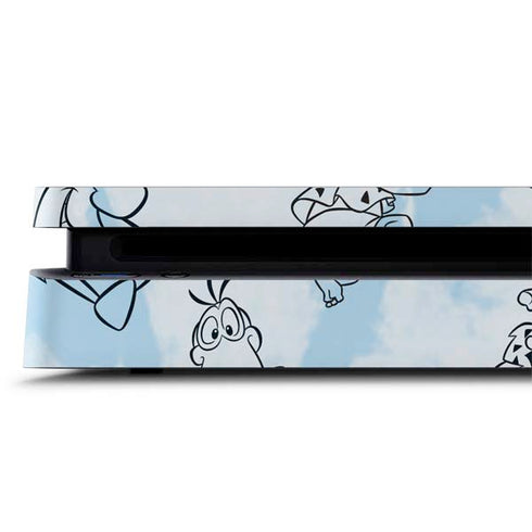 The Flinstones The Flintstones Tie Dye Print PS4 Slim Skin