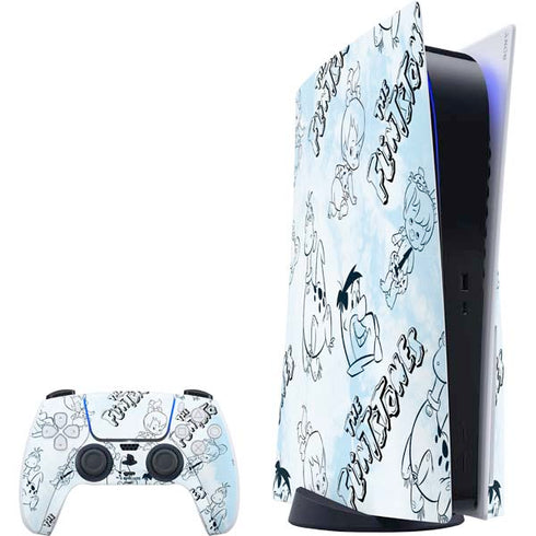 The Flinstones The Flintstones Tie Dye Print PS5 Bundle Skin