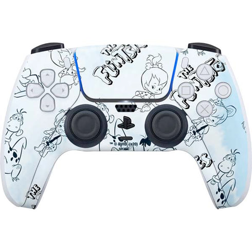 The Flinstones The Flintstones Tie Dye Print PS5 Controller Skin