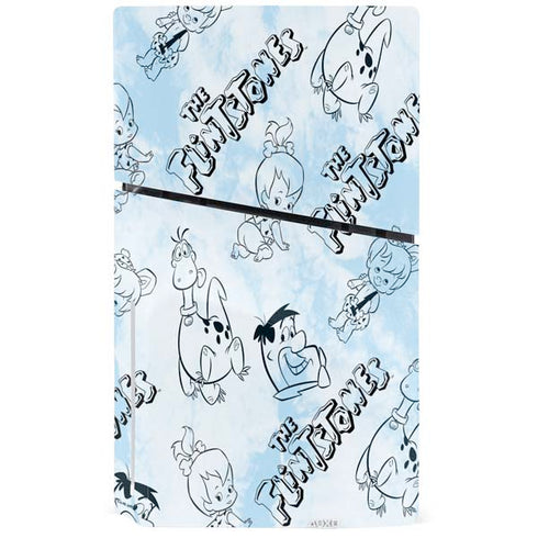The Flinstones The Flintstones Tie Dye Print PS5 Slim Disk Bundle Skin