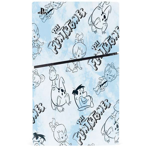 The Flinstones The Flintstones Tie Dye Print PS5 Slim Digital Edition Bundle Skin