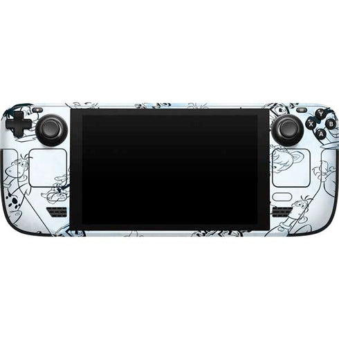 The Flinstones The Flintstones Tie Dye Print Steam Deck Handheld Gaming Computer Skin