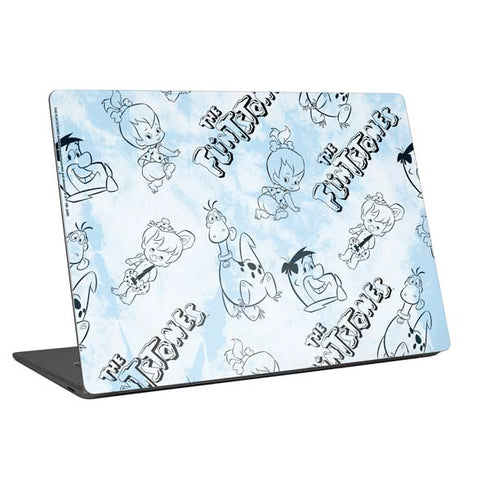 The Flinstones The Flintstones Tie Dye Print Universal Laptop 16in (13 x 9.4in) Skin