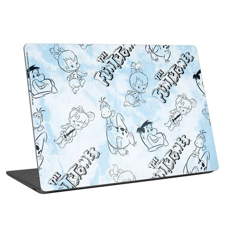 The Flinstones The Flintstones Tie Dye Print Universal Laptop 18in (14.6 x 10.6in) Skin