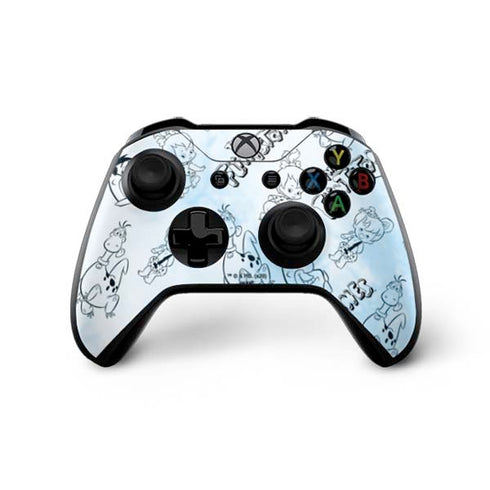 The Flinstones The Flintstones Tie Dye Print Xbox One X Controller Skin