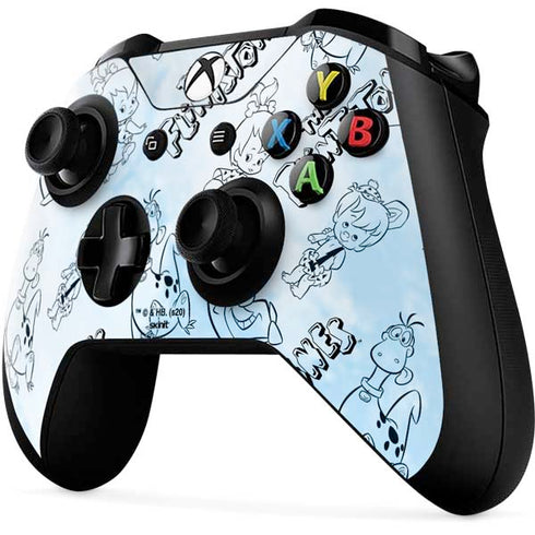 The Flinstones The Flintstones Tie Dye Print Xbox One X Controller Skin