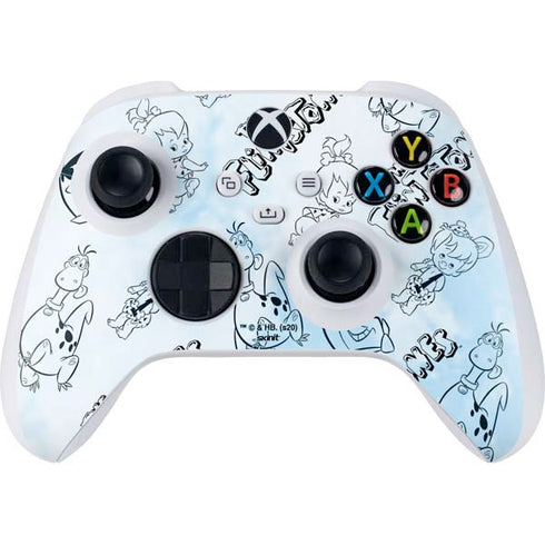 The Flinstones The Flintstones Tie Dye Print Xbox Series S Controller Skin