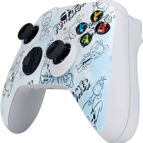 The Flinstones The Flintstones Tie Dye Print Xbox Series S Controller Skin