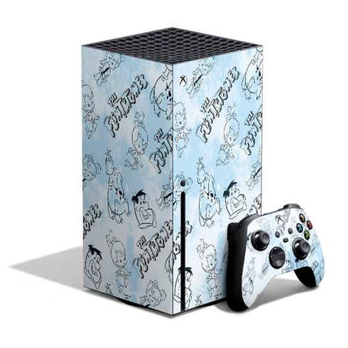 The Flinstones The Flintstones Tie Dye Print Xbox Series X Bundle Skin