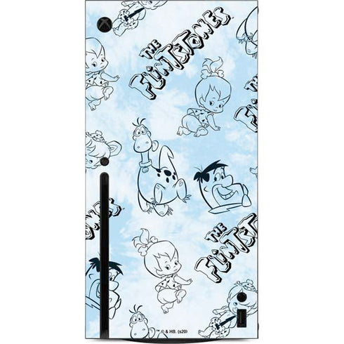The Flinstones The Flintstones Tie Dye Print Xbox Series X Console Skin