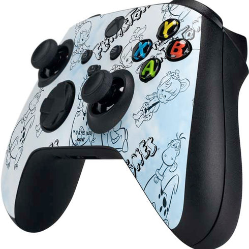 The Flinstones The Flintstones Tie Dye Print Xbox Series X Controller Skin