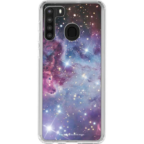 The Fox Fur Nebula Galaxy A21 Clear Case