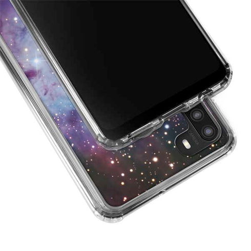 The Fox Fur Nebula Galaxy A21 Clear Case