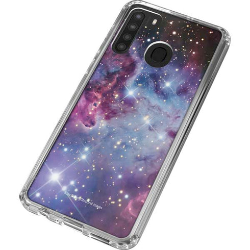 The Fox Fur Nebula Galaxy A21 Clear Case