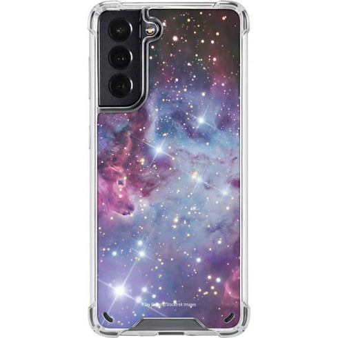 The Fox Fur Nebula Galaxy S21 5G Clear Case