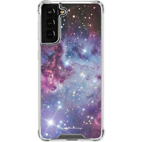 The Fox Fur Nebula Galaxy S21 FE Clear Case