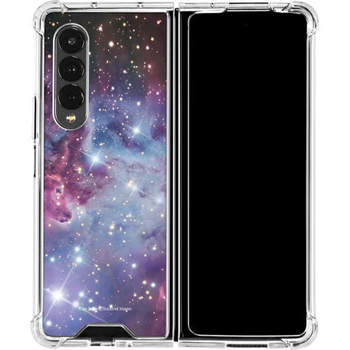 The Fox Fur Nebula Galaxy Z Fold4 5G Clear Case