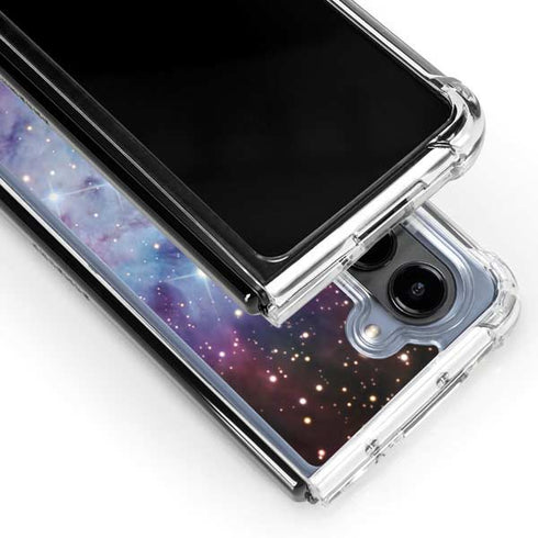 The Fox Fur Nebula Galaxy Z Fold5 5G Clear Case