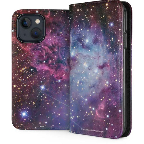 The Fox Fur Nebula iPhone 15 Plus Folio Case