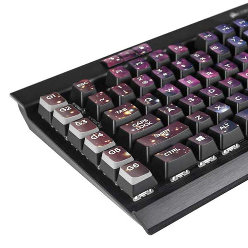 The Fox Fur Nebula K95 RGB PLATINUM Mechanical Gaming Keyboard Skin