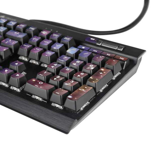 The Fox Fur Nebula K95 RGB PLATINUM Mechanical Gaming Keyboard Skin