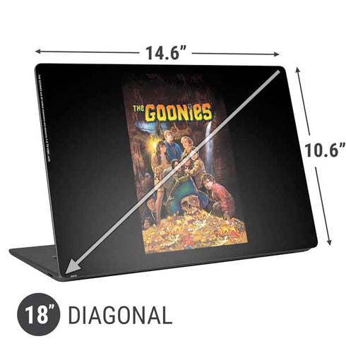 Warner Bros The Goonies (1985) The Goonies Animated Universal Laptop 18in (14.6 x 10.6in) Skin