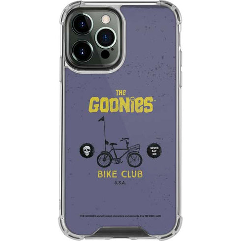 Warner Bros The Goonies (1985) The Goonies Bike Club iPhone 14 Pro Max Clear Case