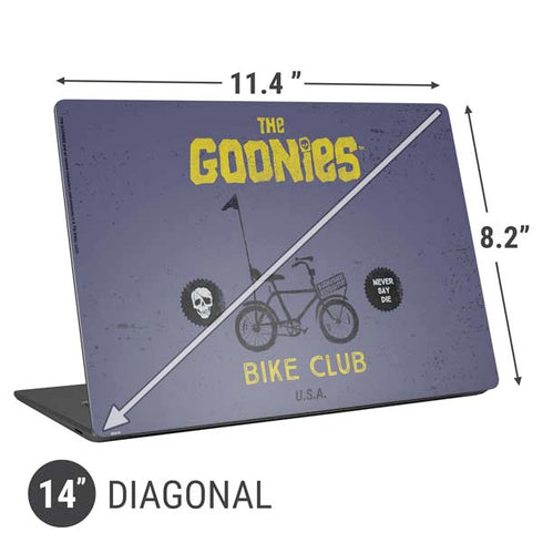 Warner Bros The Goonies (1985) The Goonies Bike Club Universal Laptop 14in (11.4 x 8.2in) Skin