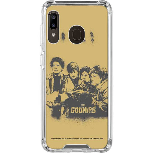 Warner Bros The Goonies (1985) The Goonies Cast Galaxy A30 Clear Case