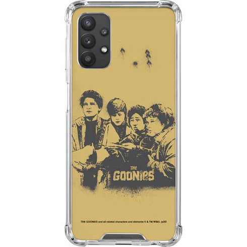 Warner Bros The Goonies (1985) The Goonies Cast Galaxy A32 5G Clear Case