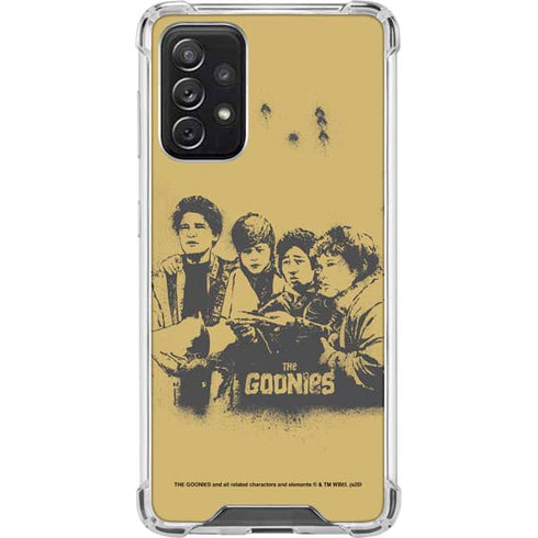 Warner Bros The Goonies (1985) The Goonies Cast Galaxy A72 5G Clear Case