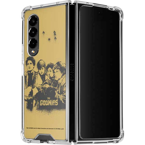 Warner Bros The Goonies (1985) The Goonies Cast Galaxy Z Fold4 5G Clear Case