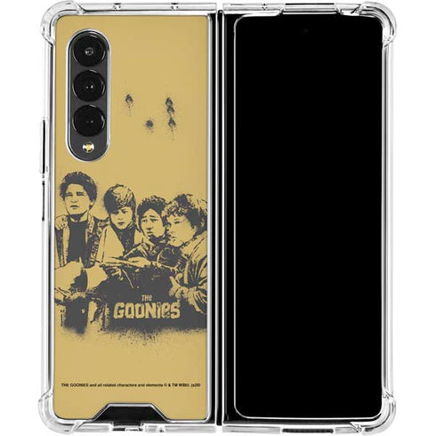 Warner Bros The Goonies (1985) The Goonies Cast Galaxy Z Fold4 5G Clear Case