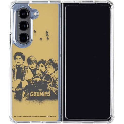 Warner Bros The Goonies (1985) The Goonies Cast Galaxy Z Fold5 5G Clear Case