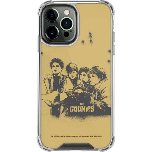 Warner Bros The Goonies (1985) The Goonies Cast iPhone 14 Pro Max Clear Case