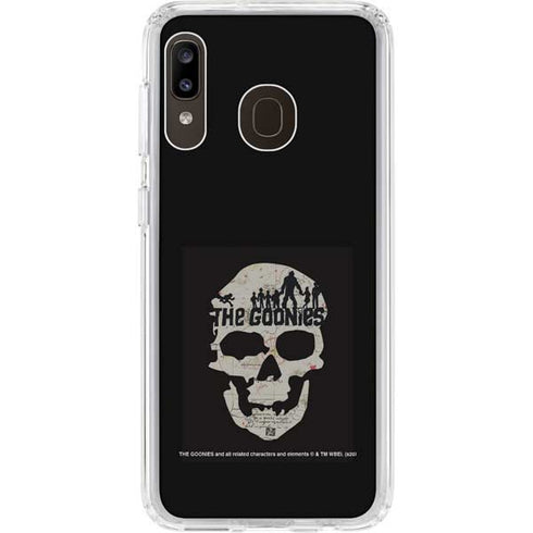 Warner Bros The Goonies (1985) The Goonies Skull Map Galaxy A20 Clear Case