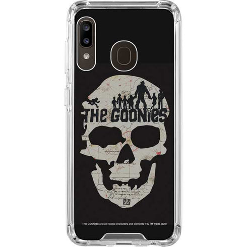 Warner Bros The Goonies (1985) The Goonies Skull Map Galaxy A30 Clear Case