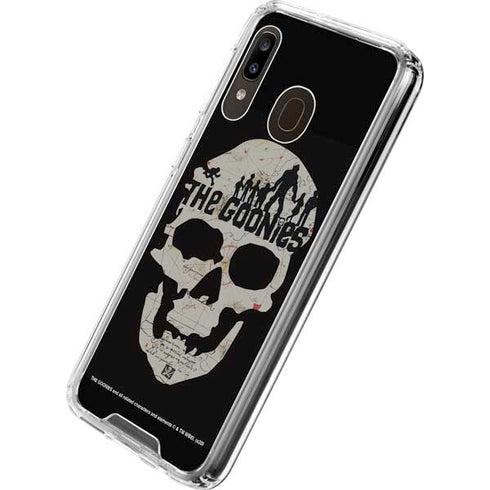Warner Bros The Goonies (1985) The Goonies Skull Map Galaxy A30 Clear Case