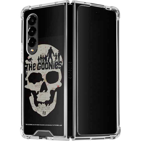 Warner Bros The Goonies (1985) The Goonies Skull Map Galaxy Z Fold4 5G Clear Case