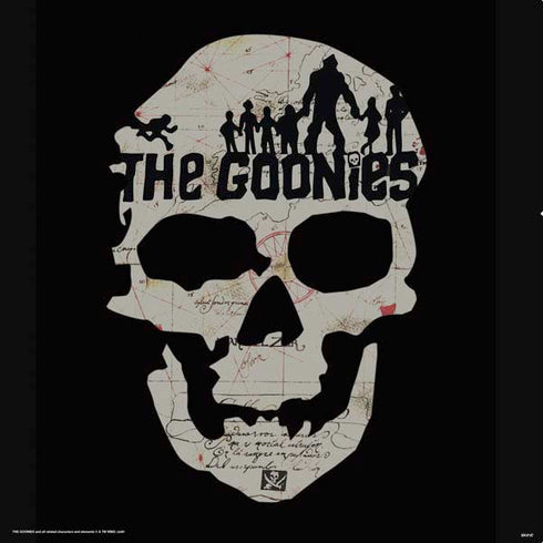 Warner Bros The Goonies (1985) The Goonies Skull Map PS4 Slim Skin