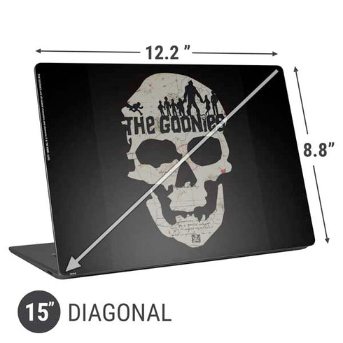 Warner Bros The Goonies (1985) The Goonies Skull Map Universal Laptop 15in (12.2 x 8.8in) Skin