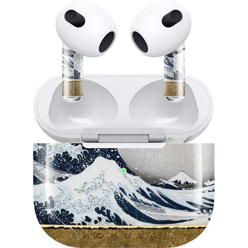 Hokusai The Great Wave off Kanagawa Apple AirPods (3rd Gen 2021) Skin