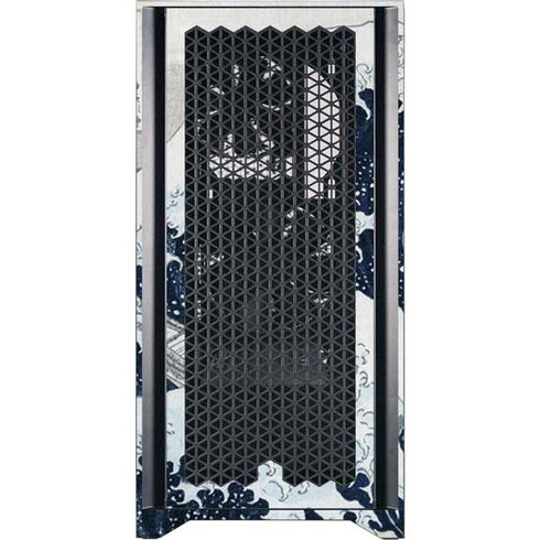 Hokusai The Great Wave off Kanagawa Corsair 4000D Tempered Glass Mid-Tower ATX Case Skin