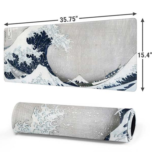The Great Wave off Kanagawa by Hokusai Gaming Mouse Pad