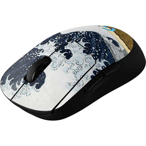 Hokusai The Great Wave off Kanagawa G Pro Wireless Gaming Mouse Skin